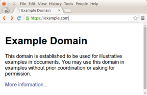 example.com https access